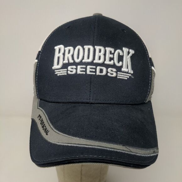Brodbeck Seeds Men's Strapback Hat Multi OSFA Meshback Embroidered Logo - Picture 3 of 12